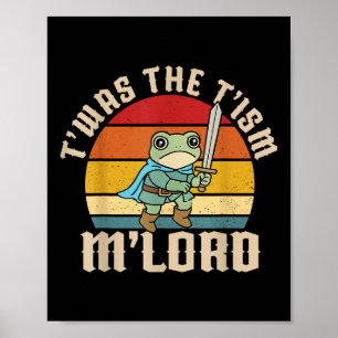 Póster El Autismo Gracioso Apoyo A La Conciencia Fue El T