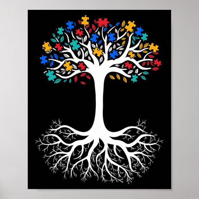 Póster El Autismo No Viene Con Un Mes Manual De Discapaci (Frente)