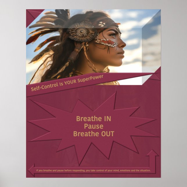 Póster El autocontrol es tu superpoder (Frente)
