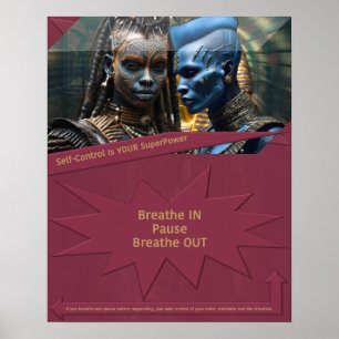 Póster El autocontrol es tu superpoder
