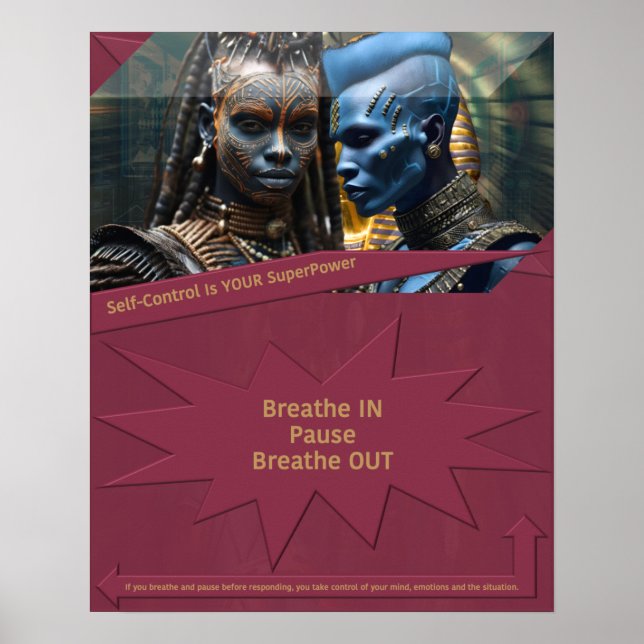 Póster El autocontrol es tu superpoder (Frente)