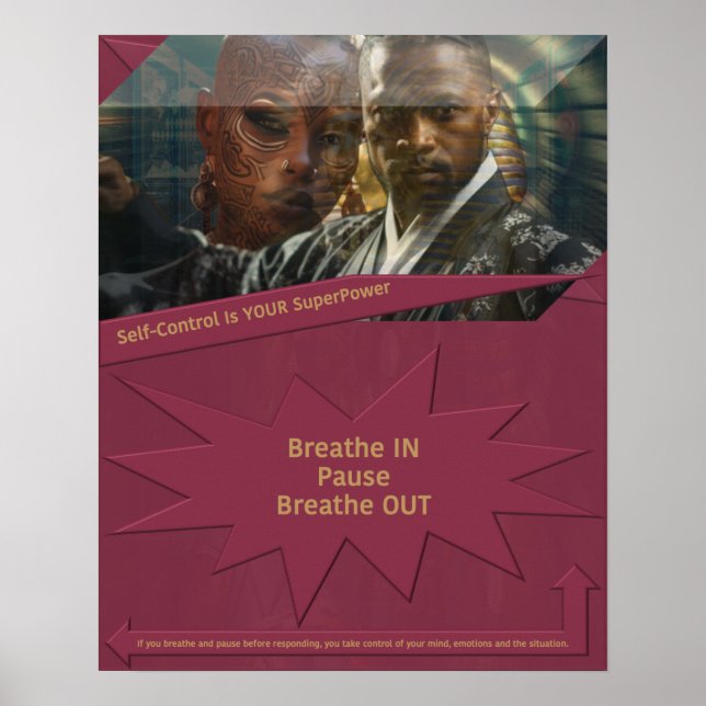 Póster El autocontrol es tu superpoder (Frente)