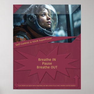 Póster El autocontrol es tu superpoder