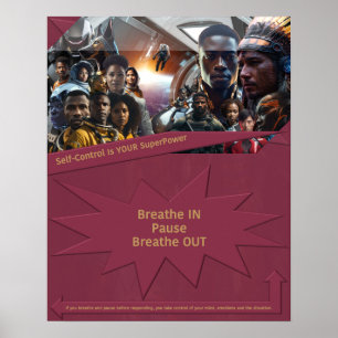 Póster El autocontrol es tu superpoder