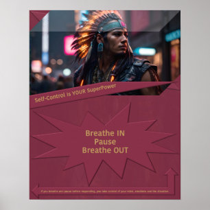 Póster El autocontrol es tu superpoder