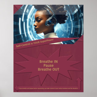 Póster El autocontrol es tu superpoder