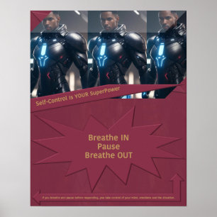 Póster El autocontrol es tu superpoder