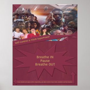 Póster El autocontrol es tu superpoder