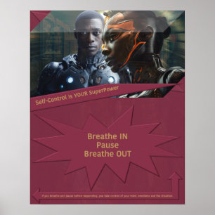 Póster El autocontrol es tu superpoder