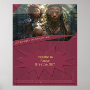 Póster El autocontrol es tu superpoder