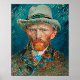 Póster El autorretrato de Vincent Van Gogh