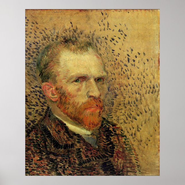 Póster El autorretrato de Vincent Van Gogh (Frente)