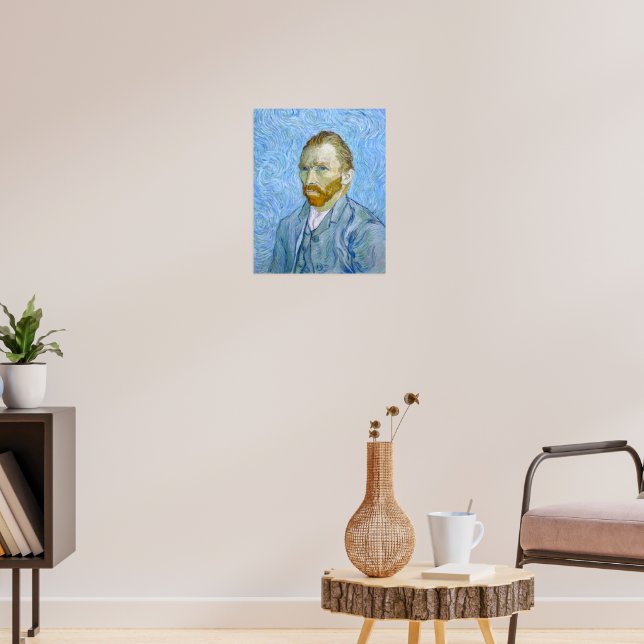 Póster El autorretrato de Vincent Van Gogh 1889 (Salón 3)