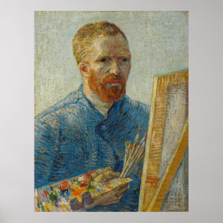 Póster El autorretrato de Vincent Van Gogh Master Artisan
