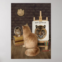 Póster El autorretrato del gato