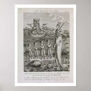 Póster El avatar de Matsya, o la primera encarnación de V