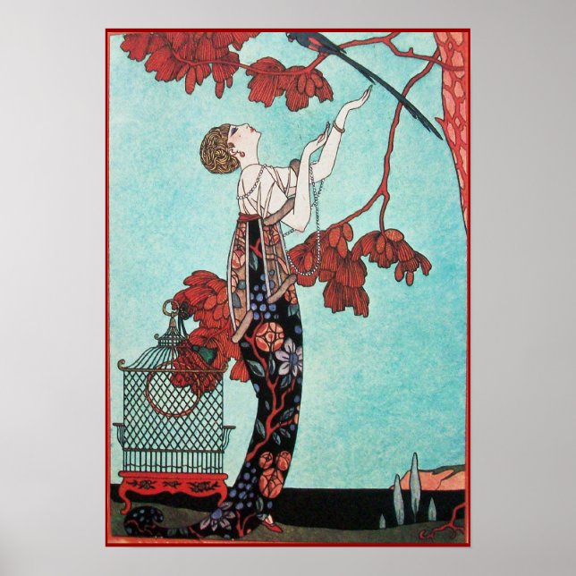 PÓSTER EL AVE VUELTO, EL DISEÑADOR DE MODA DE BELLEZA (Frente)