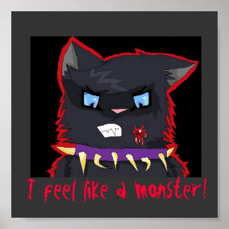 Póster ¡El azote se siente como un monstruo!