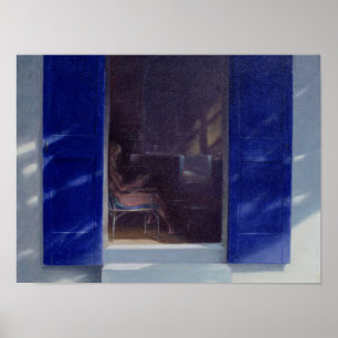 Póster El azul Shutters 1985