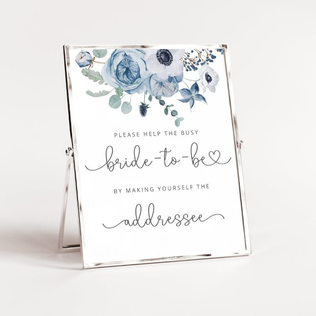 Póster El azul turbio ayuda a la novia ocupada Dirección  (Subido por el creador)