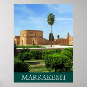 Póster el badi palace marrakesh