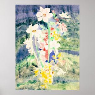 Póster El baile de Narciso de Charles Demuth