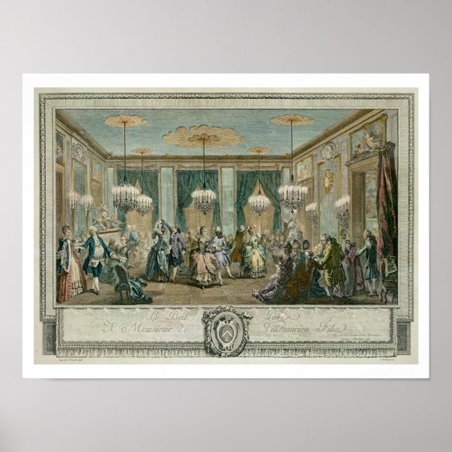 Póster El baile de vestir nocturno en la casa del señor V (Frente)