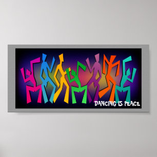 Póster El baile del arco iris figura el poster