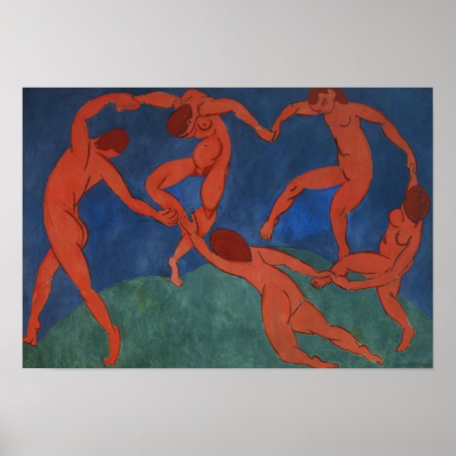 Póster El baile II de Henri Matisse (Frente)