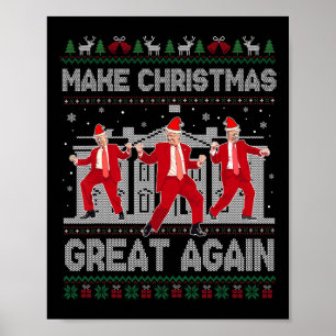Póster El baile Trump hace a los Navidades grandes de nue