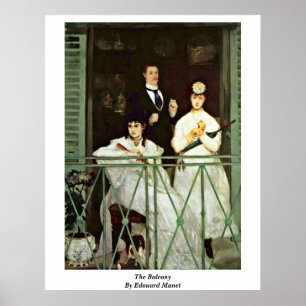 Póster El Balcón De Edouard Manet