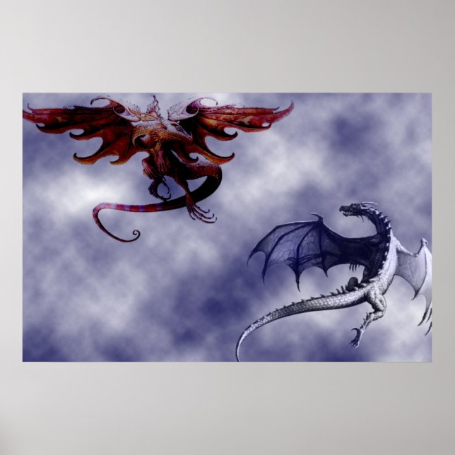 Póster El ballet de los dragones - (Frente)