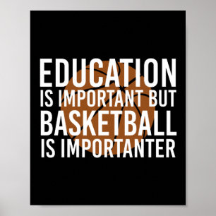 Póster El baloncesto es importantísimo.