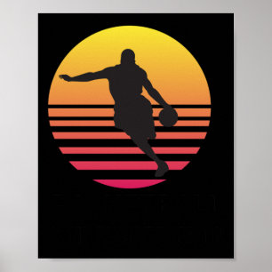 Póster El Baloncesto Es Mi Burbuja Favorita De La Puesta