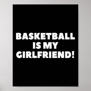 Póster El baloncesto es mi regalo de Baloncesto de Novia