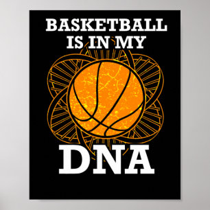 Póster El Baloncesto Está En Mi Adn