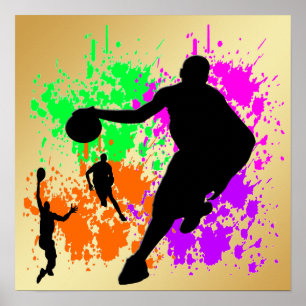 Póster El baloncesto soña el poster
