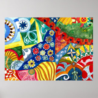 Póster El banco de Gaudí 2.