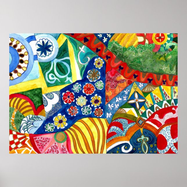 Póster El banco de Gaudí 2. (Frente)