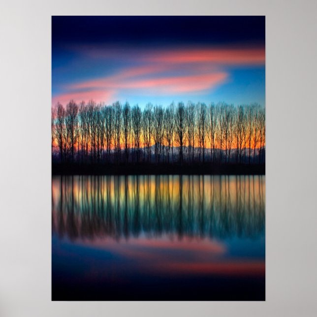 Póster El Banco del Po | Piamonte Italia (Frente)