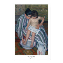 El baño del niño/Mary Cassatt
