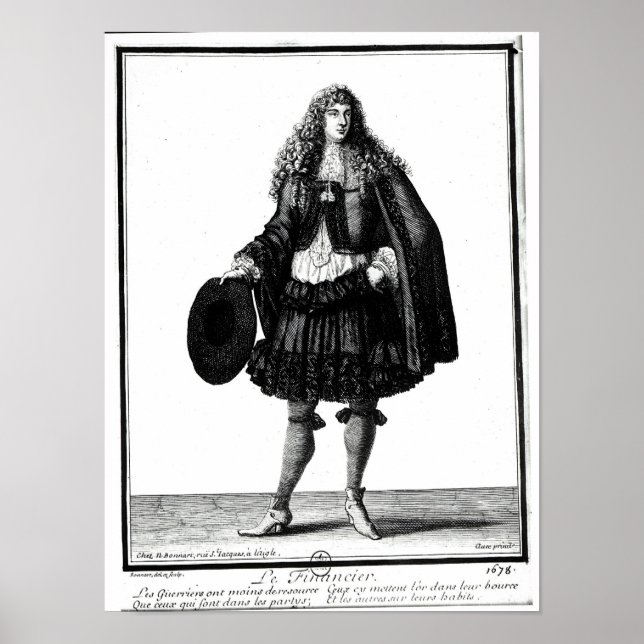 Póster El banquero, 1678 (Frente)