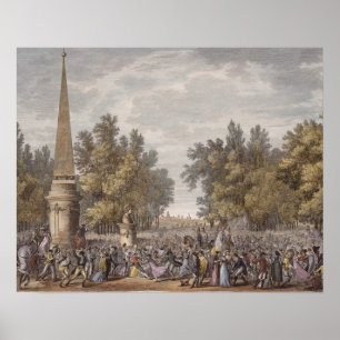 Póster El banquete de Virgil en Mantua, 24 Vendemiaire,