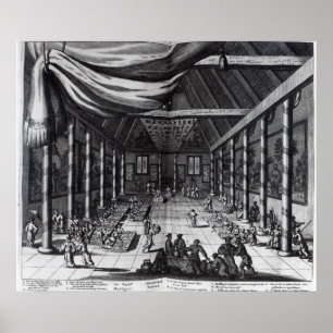 Póster El Banquete Real, el ilustracion