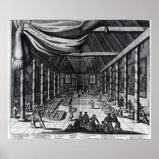 Póster El Banquete Real, el ilustracion (Frente)