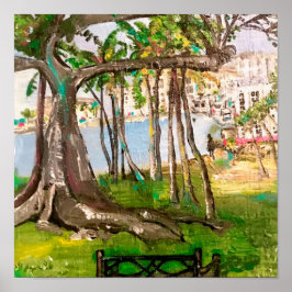 Póster El Banyan, FL.