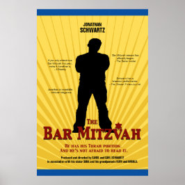 Póster El bar de la estrella de cine Mitzvah Poster amari