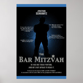 Póster El bar de la estrella de cine Mitzvah Poster Marin