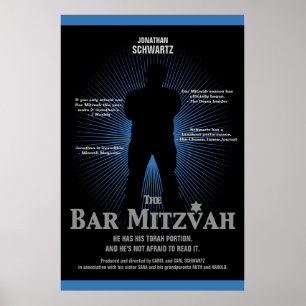 Póster El bar de la estrella de cine Mitzvah Poster Marin
