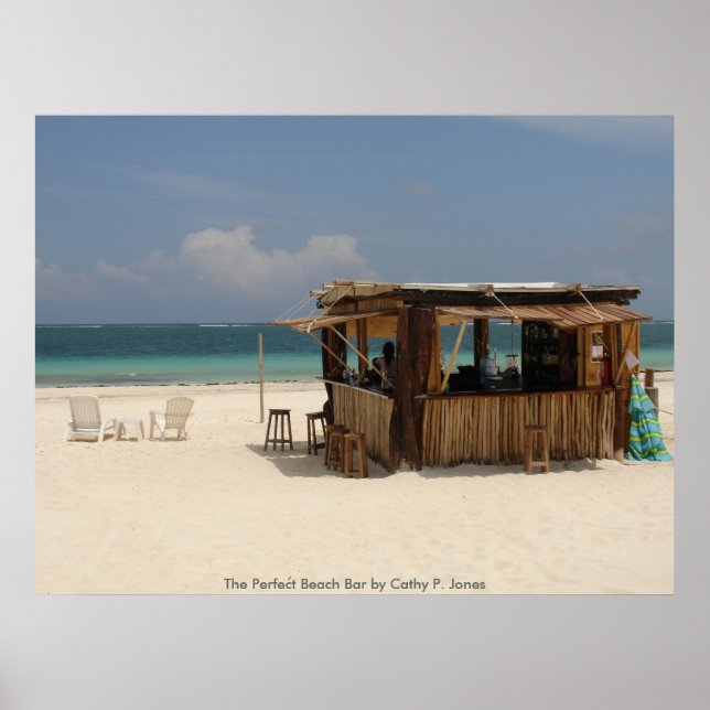 Póster El bar de la playa perfecto (Frente)
